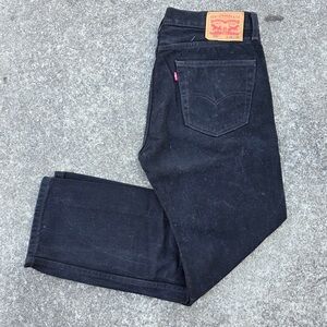 Levi 505 Black Denim Men’s Jeans